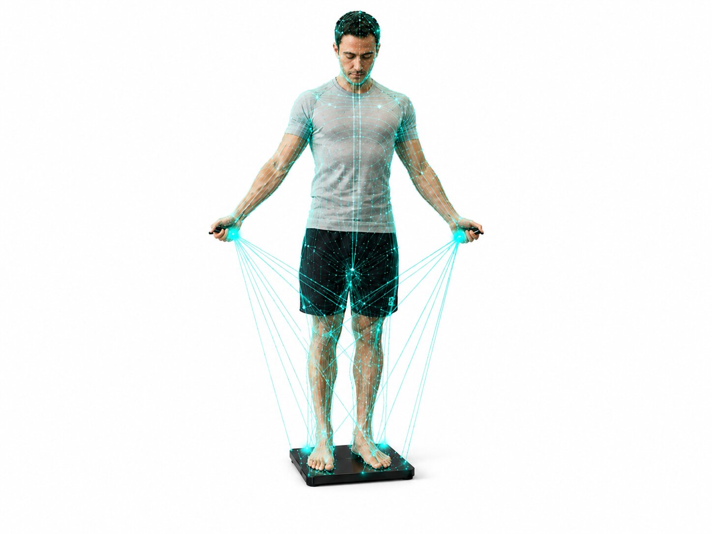 Syvols user with full-body bioelectrical signal mesh